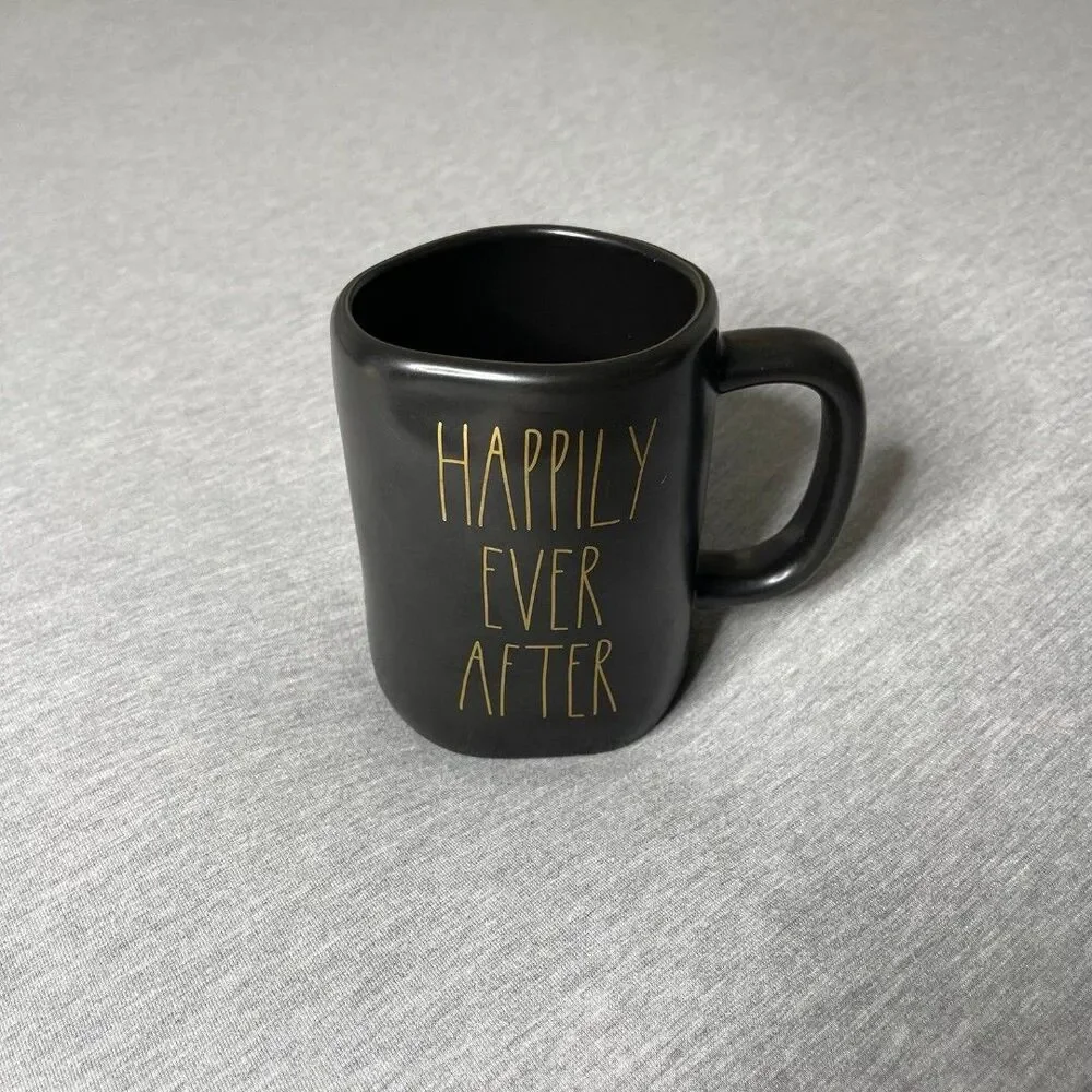 Rae Dunn Artisan Wedding Collection by Magenta Coffee Mugs 2 PCS. Set